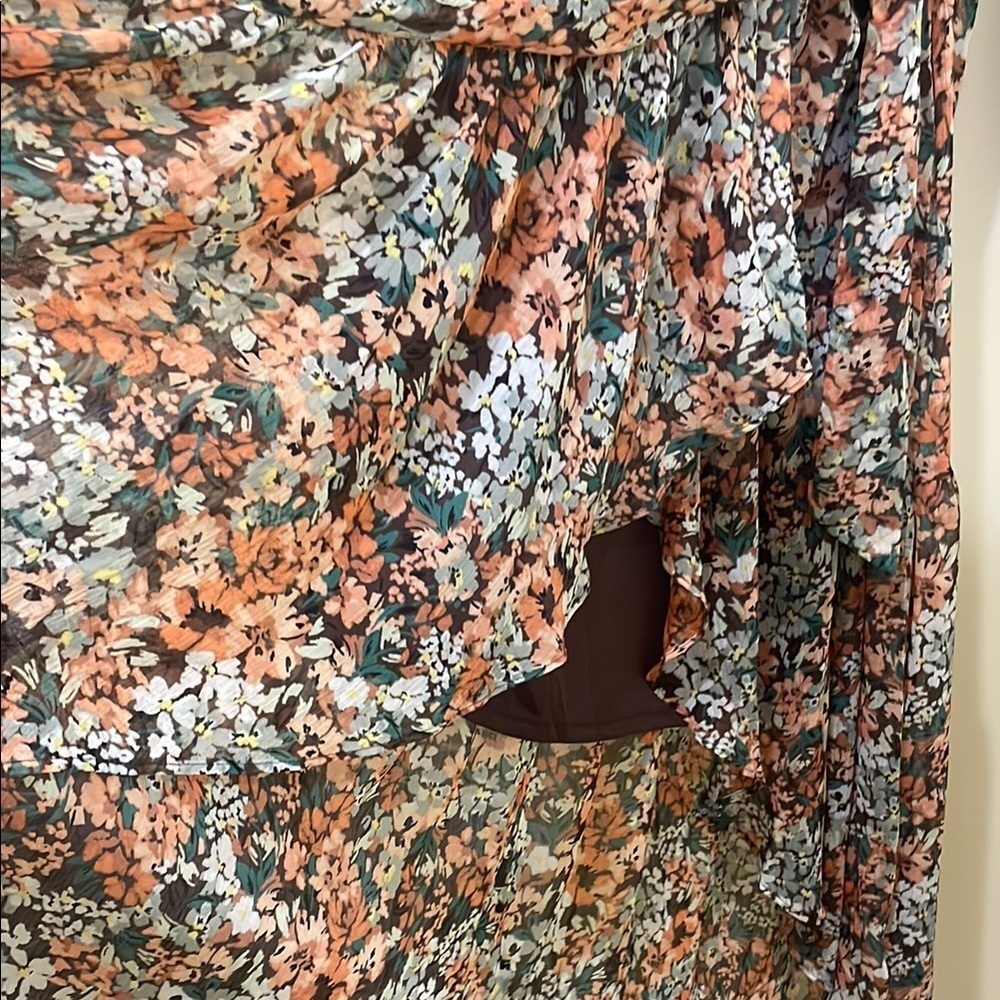 LC Lauren Conrad Floral Casual Dress Boho Dress | everyday dress M ( Fits M-L) - Picture 3 of 9